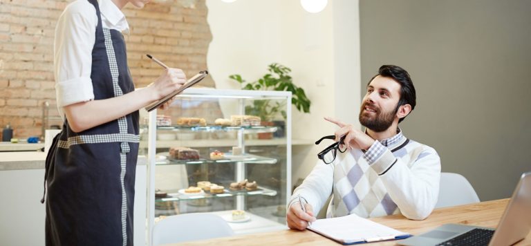 El cliente y el menú